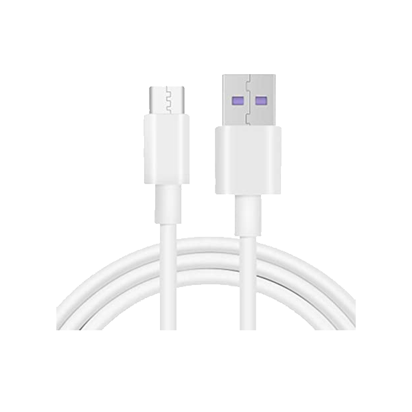 Carregador USB + Cabo Type C Branco - emb. 1 un - Ksix